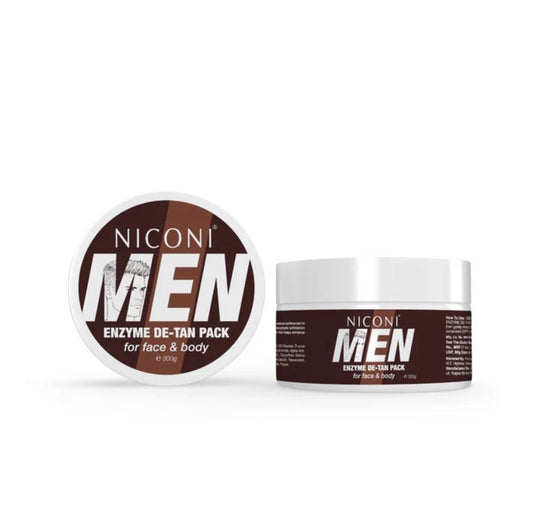 Niconi Men Enzyme De Tan Pack For Face And Body 300g Best Quality Skincare Solution